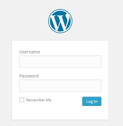 WordPress Log In
