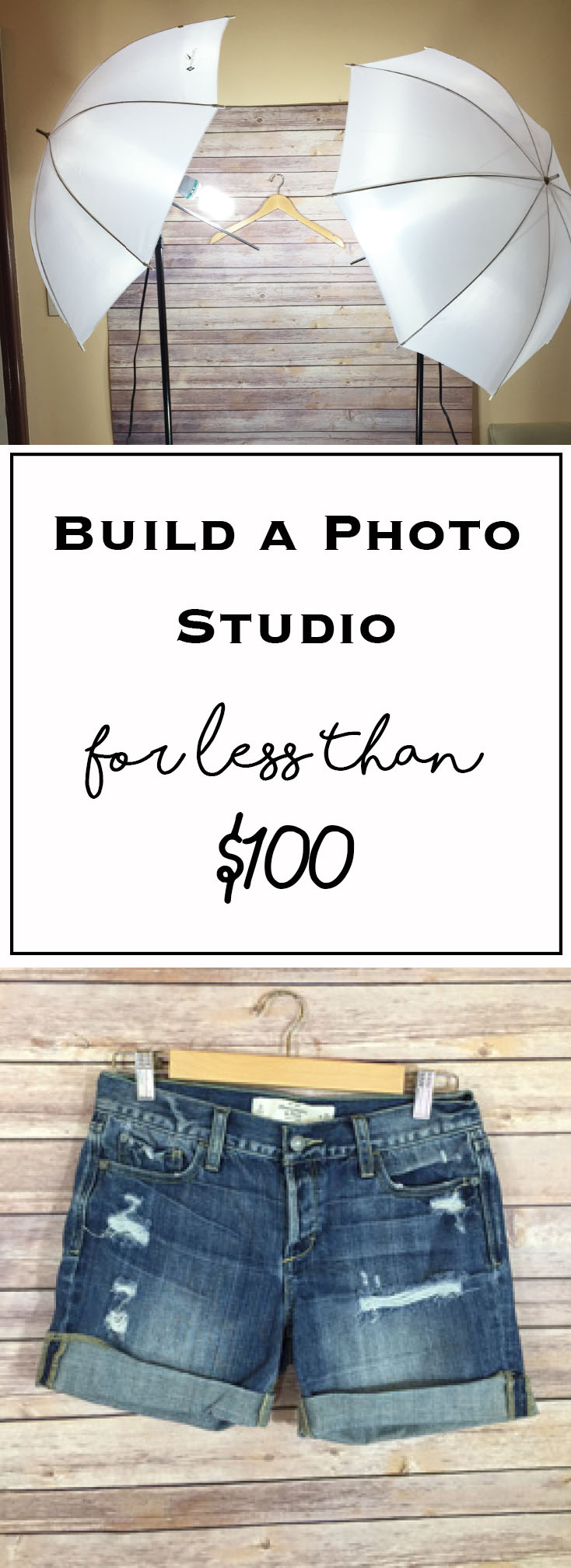 How To Build a Photo Studio for Less Than $100