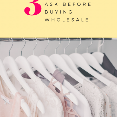 3 Questions That You MUST Ask Before Buying Wholesale