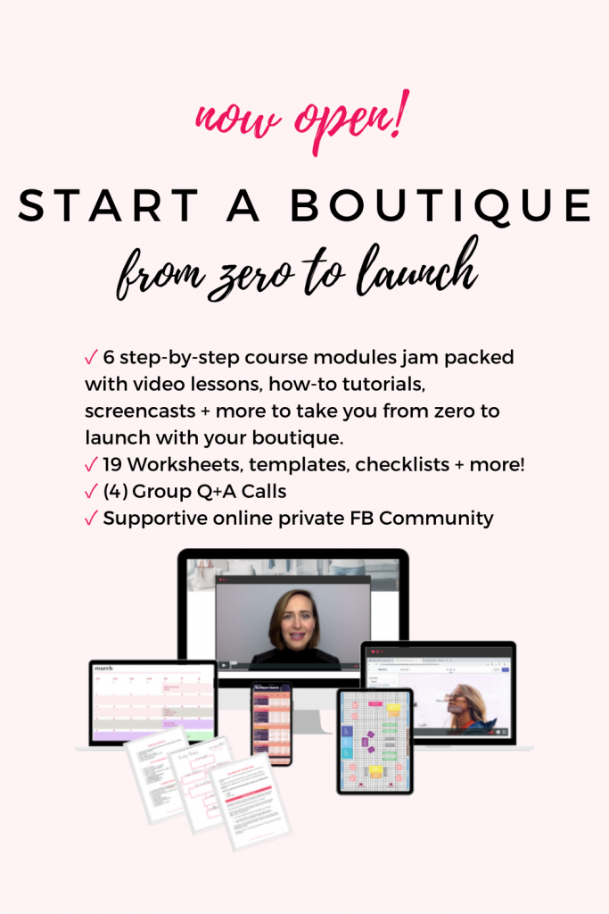 Start a Boutique From Zero to Launch