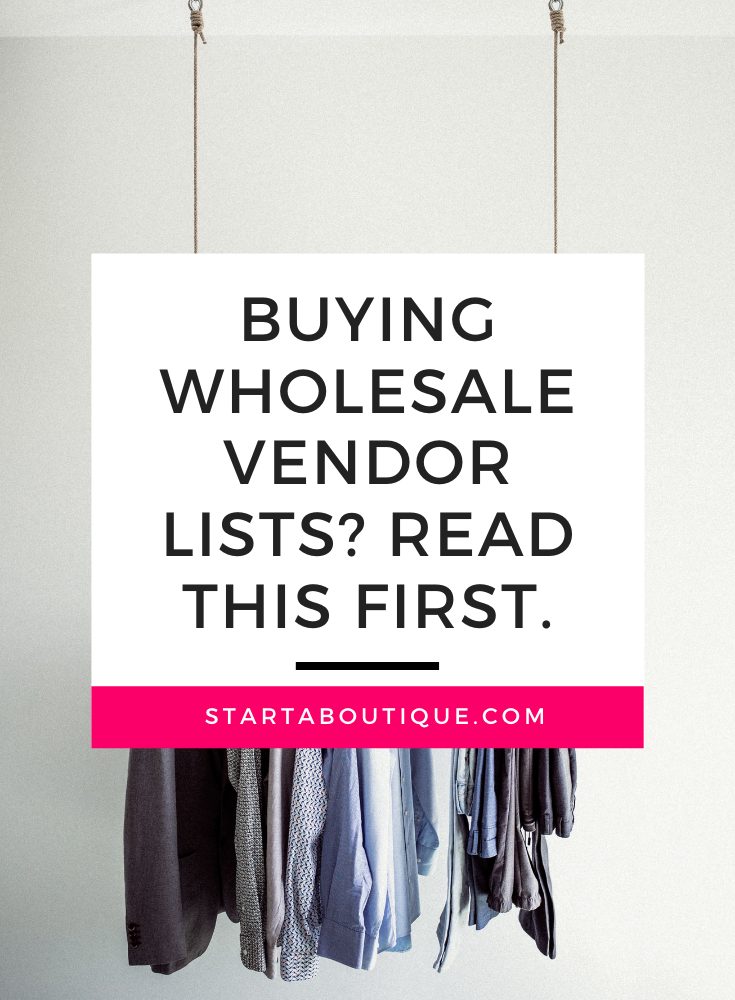 Should I buy wholesale vendor lists